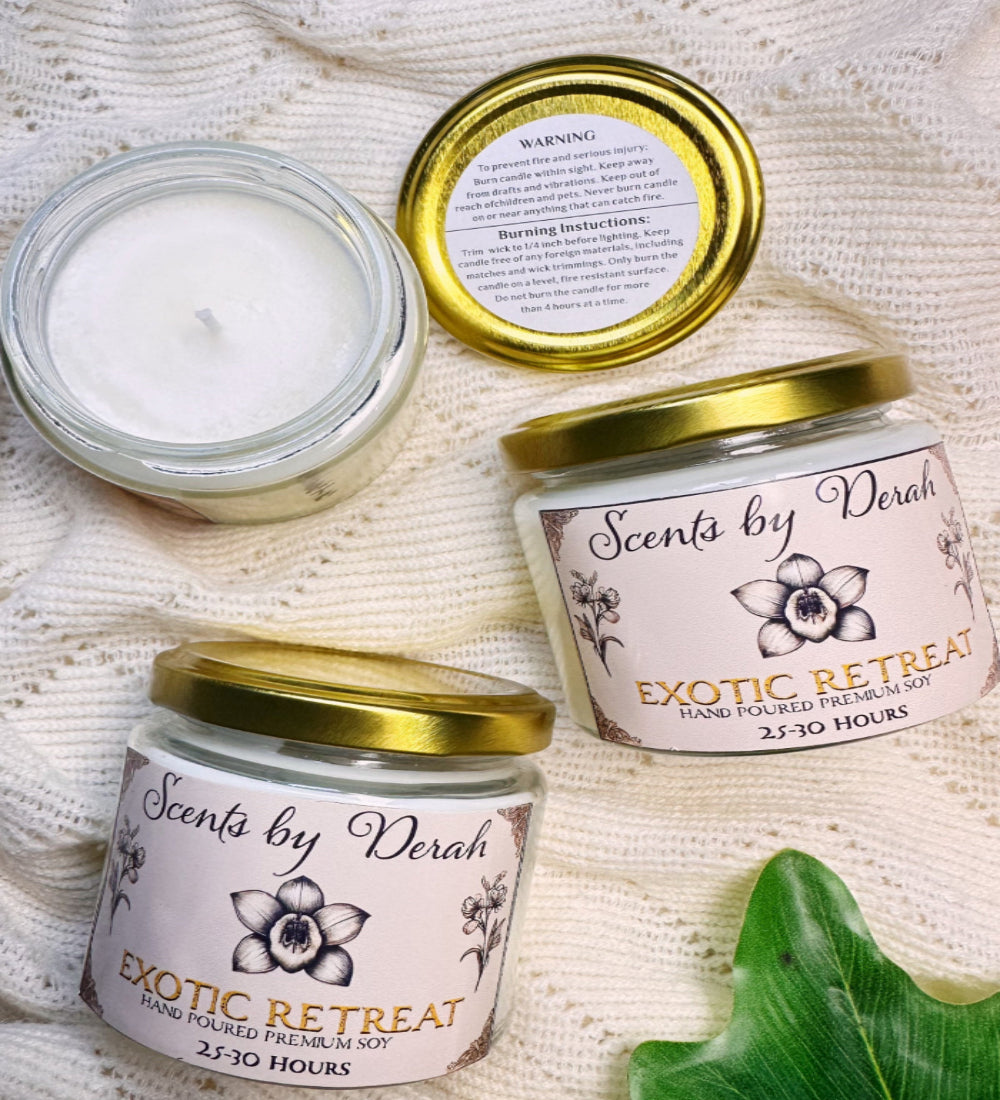 EXOTIC RETREAT SCENTED CANDLES